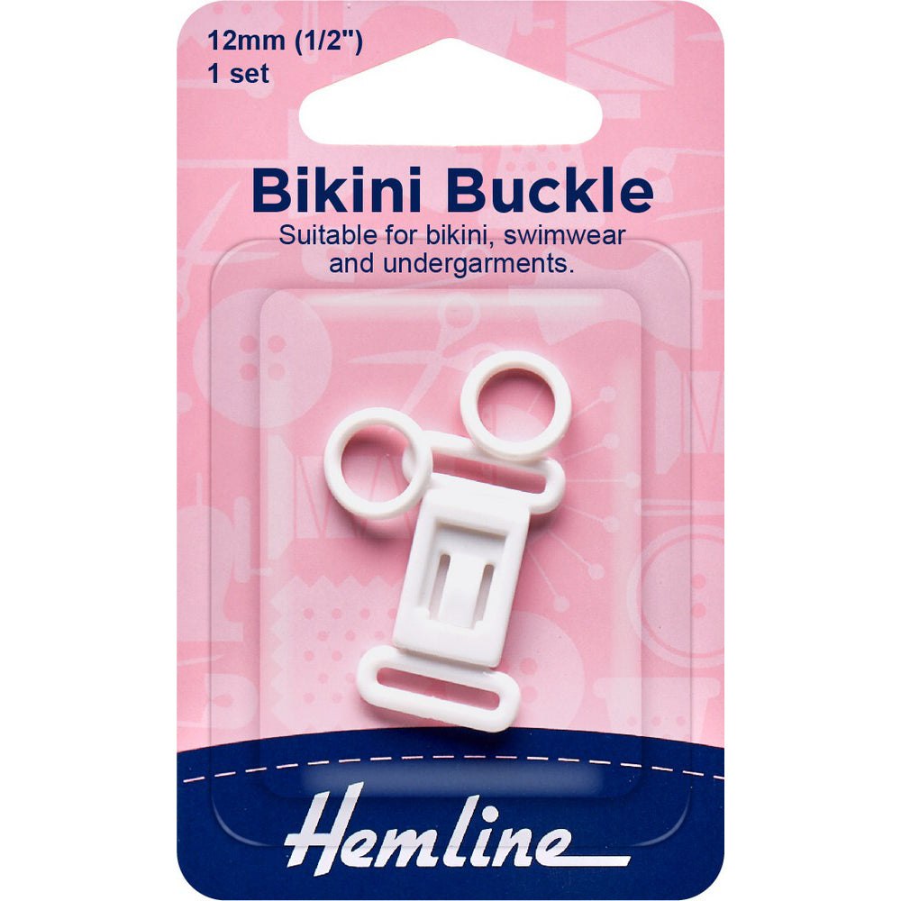 Bikiní sylgjusett - hvítt - 12 mm (6612701151334)