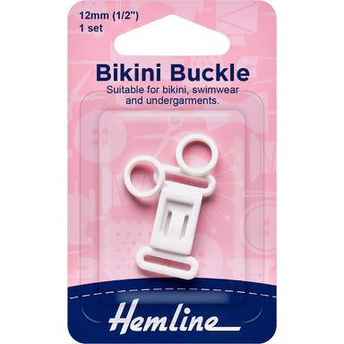 Bikiní sylgjusett - hvítt - 12 mm (6612701151334)
